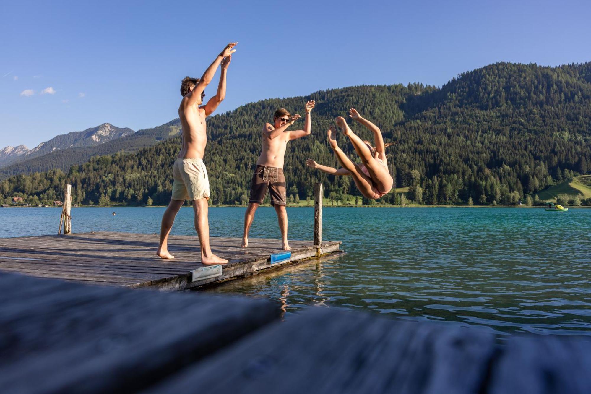 Ferienhof Hoffmann Hotel Weissensee Buitenkant foto